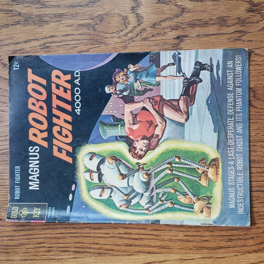 Vintage 60s Magnus Robot Fighter 4000 A.D. No. 9 Gold Key Comics Comic Book
